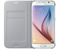 Etui FlipWallet Flat do Samsung Galaxy S6 srebrne - 229387 - zdjęcie 4
